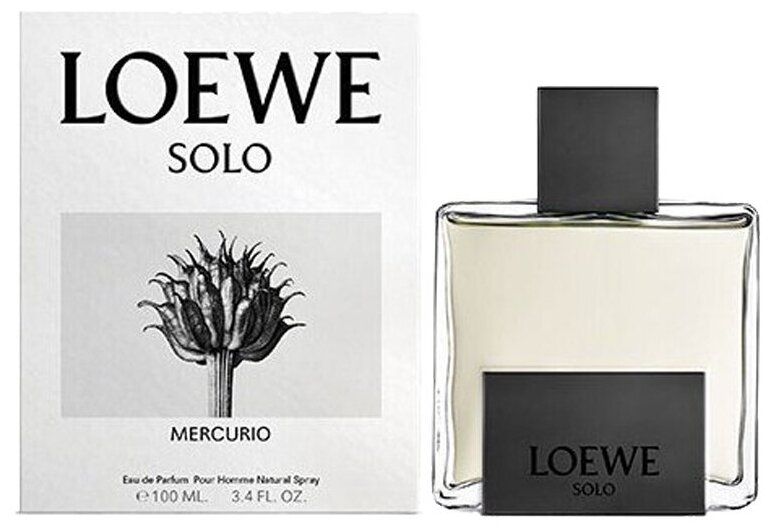 Loewe, Solo Mercurio, 100 мл, парфюмерная вода мужская