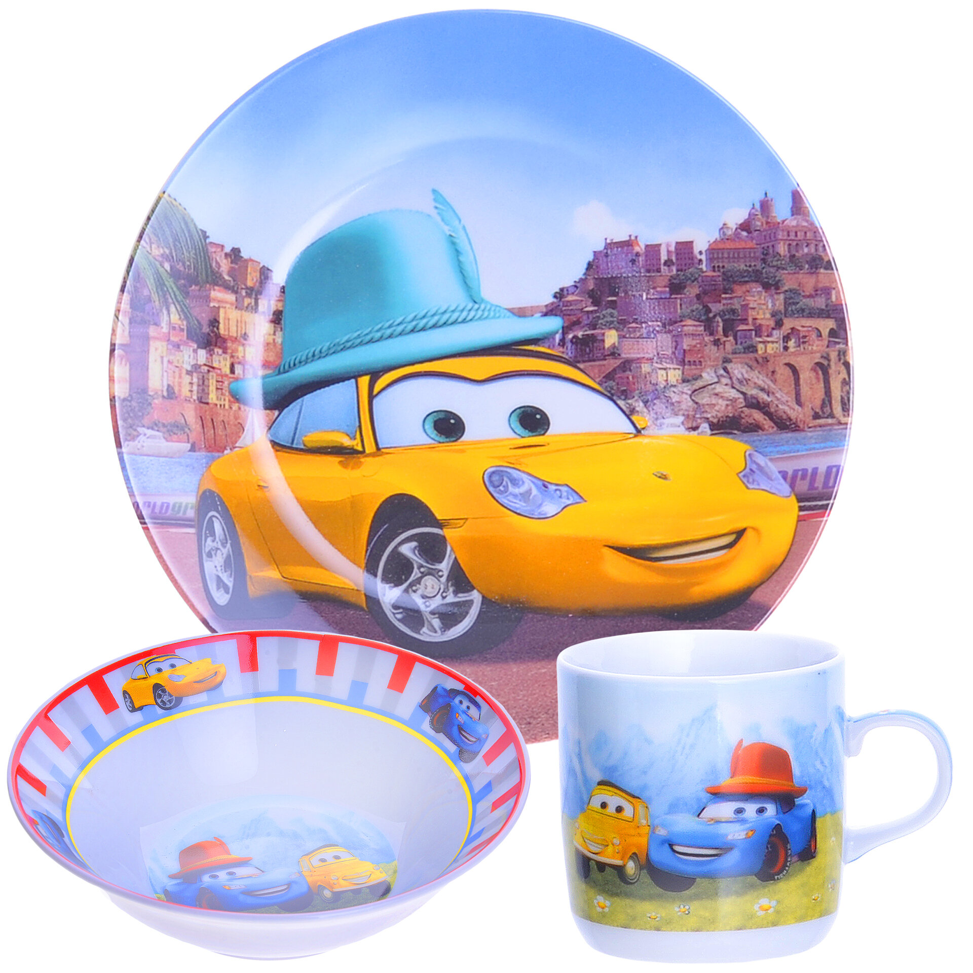 Детский набор посуды Автомобиль LORAINE 25603