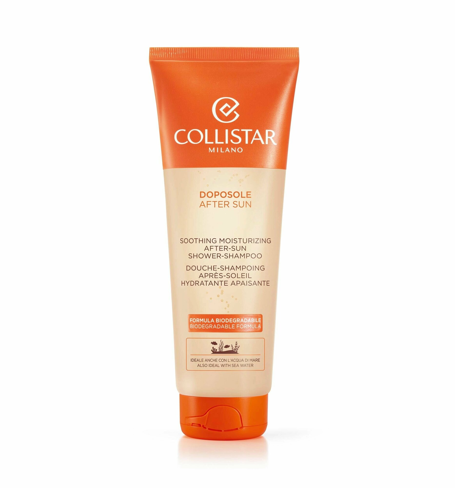 Collistar - Eco-Compatible After Sun Soothing Moisturiser Shower Гель-шампунь для душа после загара 250 мл 100% экологически чистая упаковка