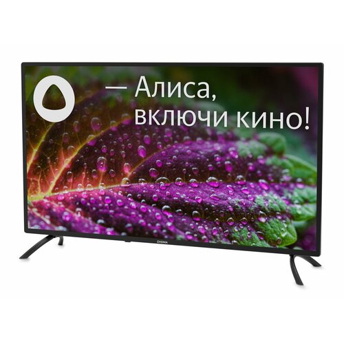 Телевизор LED Digma 40 DM-LED40SBB31 Яндекс ТВ черныйчерный FULL HD 60Hz DVB-T DVB-T2 DVB-C DVB-S DVB-S2 USB WiFi Smart TV 2124900₽