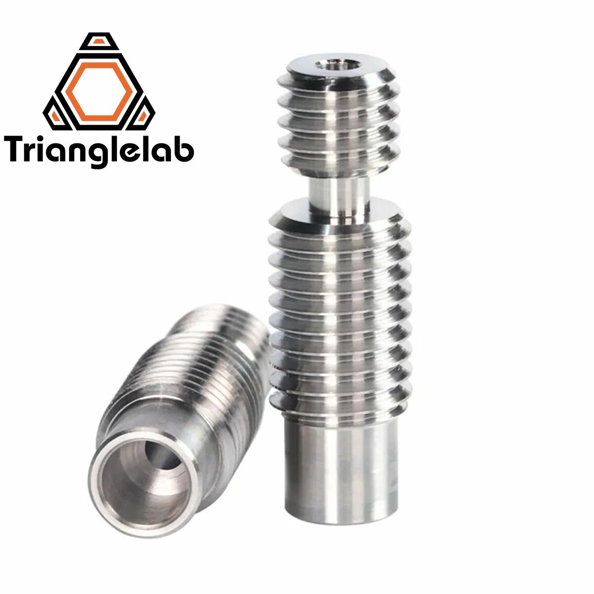 Термобарьер Trianglelab E3D V6 Цельнометаллический для 3D принтера Нержавеющая сталь х 1 шт