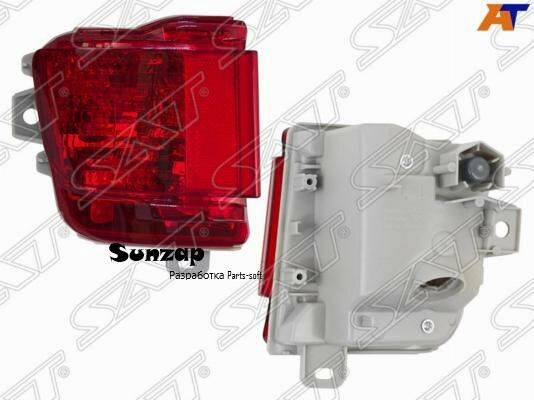 SAT ST-212-4009L Фонарь в задний бампер TOYOTA LAND CRUISER 200 15-21 LH