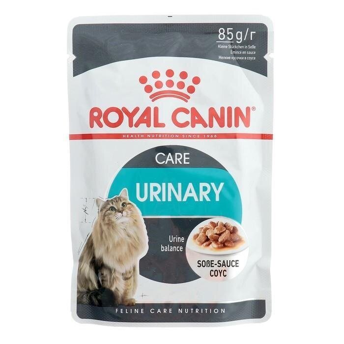 Влажный корм Royal Canin Urinary Care для взрослых кошек для поддержания здоровья почек, 85г - фото №19