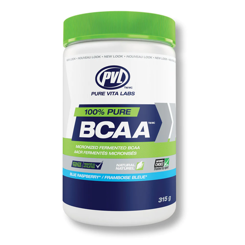 PVL 100% Pure BCAA (315 гр) (голубая малина)
