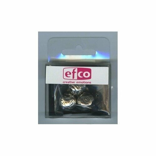 Бусины EFCO Серебристые диаметр 14 мм 3 шт 405₽