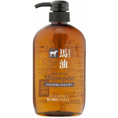 Kumano cosmetics, Шампунь для волос с лошадиным маслом и маслом камелии - Horse oil shampoo