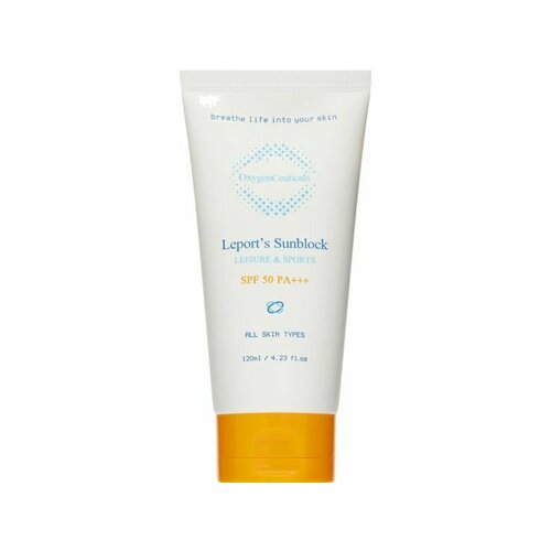 Солнцезащитный водостойкий крем SPF 50 PA+++ OxygenCeuticals Leports Sunblock