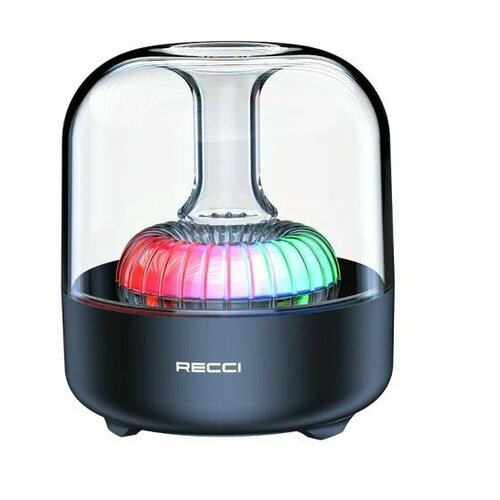 Беспроводная акустическая система RECCI AMBER со светодиодной подсветкой - Black 350000₽