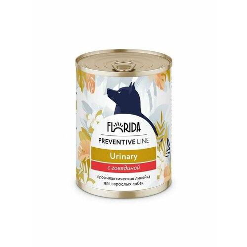 Консервы для собак Florida Urinary с говядиной,6 шт х 340 гр