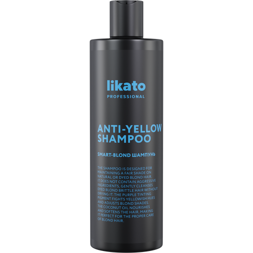 Шампунь Likato Professional для светлых осветлённых волос Smart-Blond 400мл бальзам для волос smart blond софт блонд 400мл