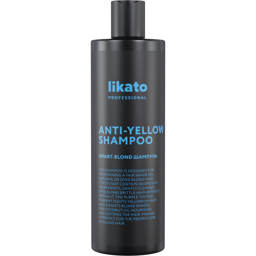 Шампунь Likato Professional для светлых осветлённых волос Smart-Blond 400мл likato professional smart blond оттенок софт блонд 400 мл