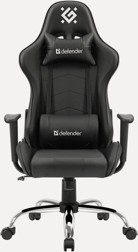 Изображение товара Игровое кресло Defender Azgard, черный, полиуретан 60 мм