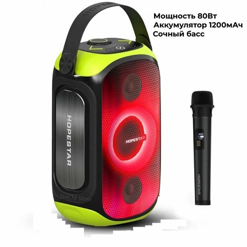 Беспроводная портативная блютуз караоке колонка Hopestar Party 300 1099000₽