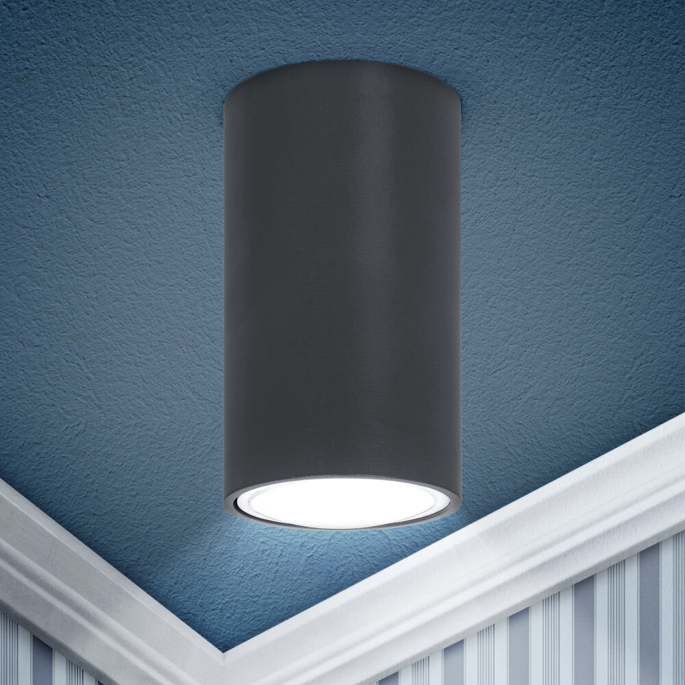 фото Настенный накладной светильник ЭРА OL15 GU10 DG 50 Вт