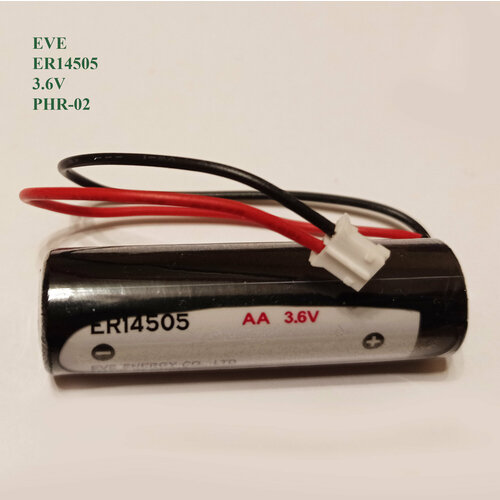 Батарейка EVE, ER14505/P, 3.6V, с проводом и разьемом PHR-02