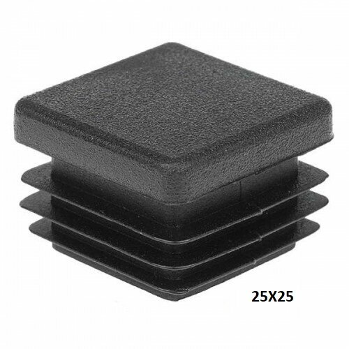 Заглушка для труб квадр пластиковая 25х25мм 10 штук 139₽