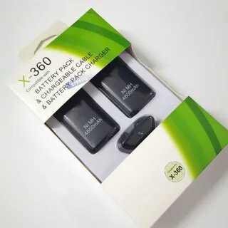 Два аккумулятор + кабель для зарядки Xbox 360