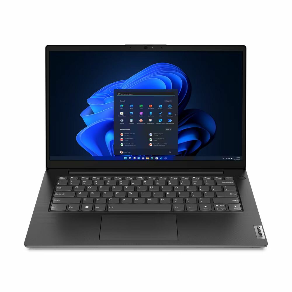 Ноутбук Lenovo V14 G3 IAP, 14" (1920x1080) TN/Intel Core i5-1235U/8ГБ DDR4/256ГБ SSD/Iris Xe Graphics/Win 11 Pro, черный (82TS008RPB)