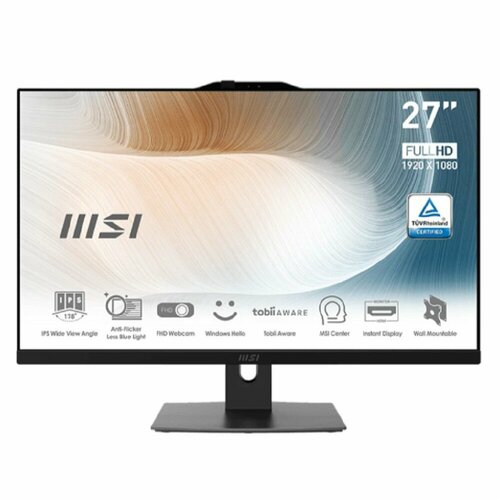 MicroStar Моноблок MSI Modern AM272P 12M-654RU 9S6-AF8211-655 Black 27 13760500₽