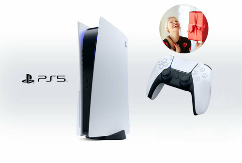 Игровая приставка Sony PlayStation 5 NEW Blue-Ray Slim Edition PS 5 c ...