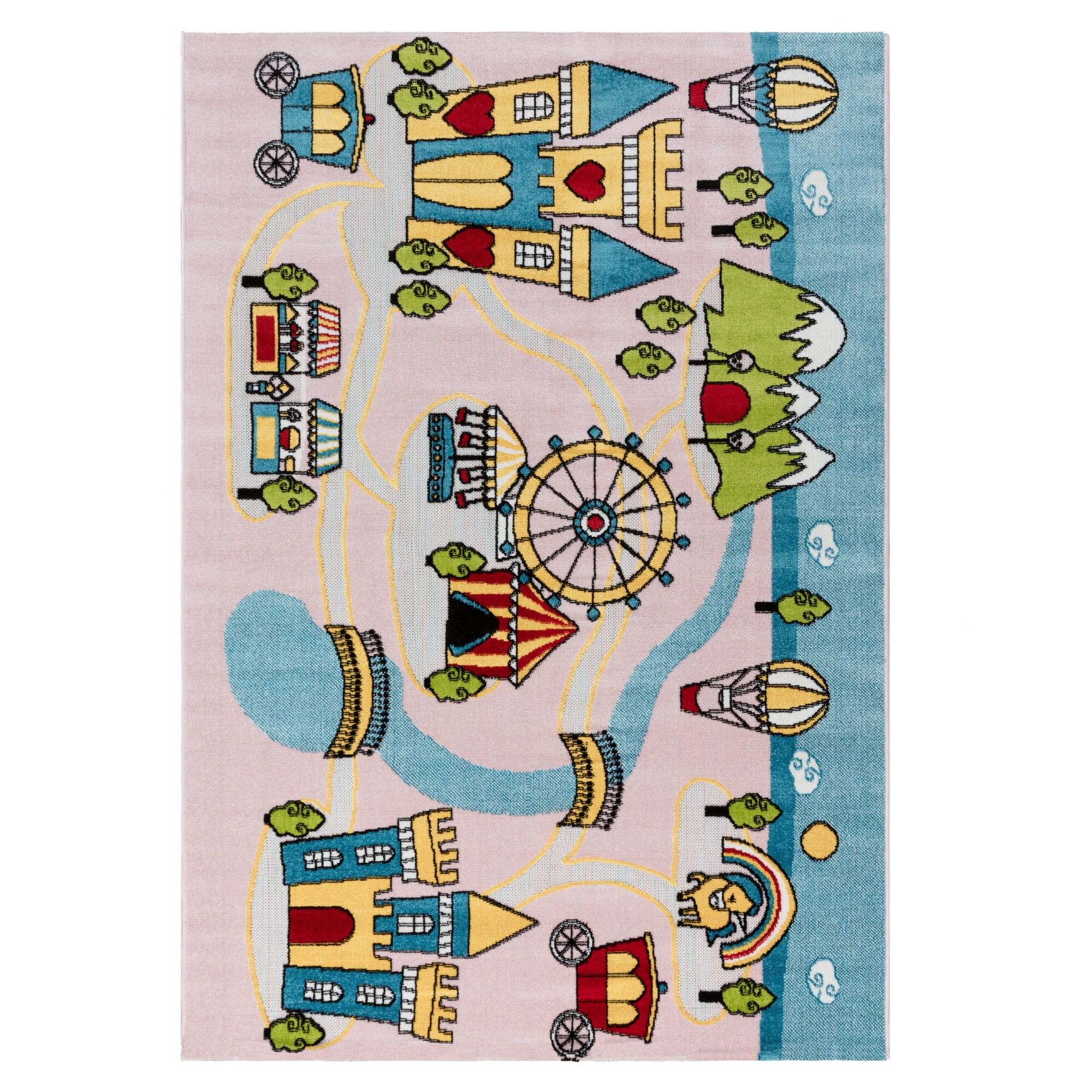 Ковер Play Rugs D579A 1.33x1.9 м полипропилен джутовая основа