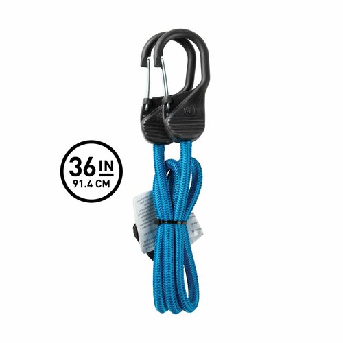 фото Эластичное крепление с карабином nite ize slidelock carabiner bungee 36"