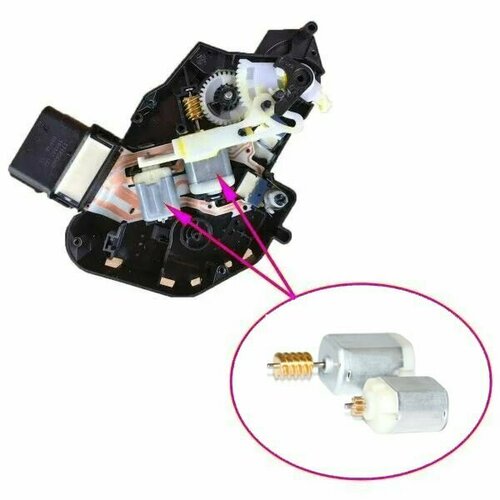 Комплект моторчиков центрального замка для Land Rover Volvo Mazda Ford Jaguar 1190₽