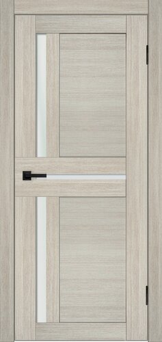 Изображение товара Дверь межкомнатная комплект с коробкой и наличниками Дельта со стеклом, капучино, 700х2000мм