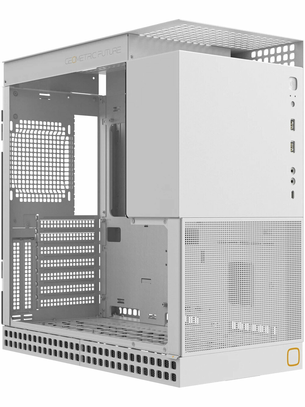 Корпус для ПК без БП GEOMETRIC FUTURE Model 4 King Arthur White (1AM4KAWT00101) — фото 1