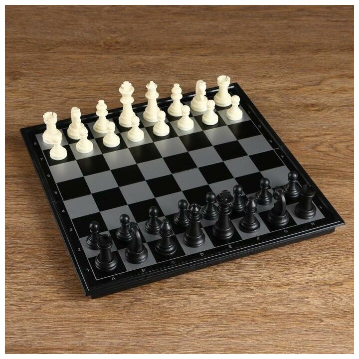Игра настольная Шахматы, магнитная доска 32х32 см