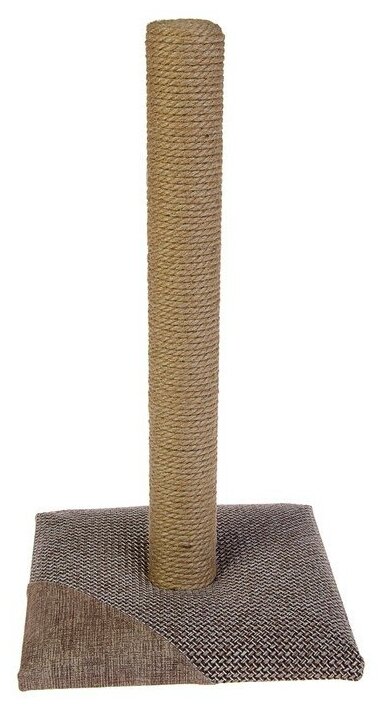Когтеточка-столбик "Лофт", джут, 50 см микс цветов - фотография № 2