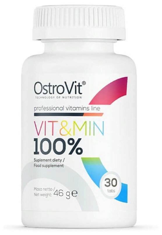 OstroVit 100% Vit&Min 30 т.