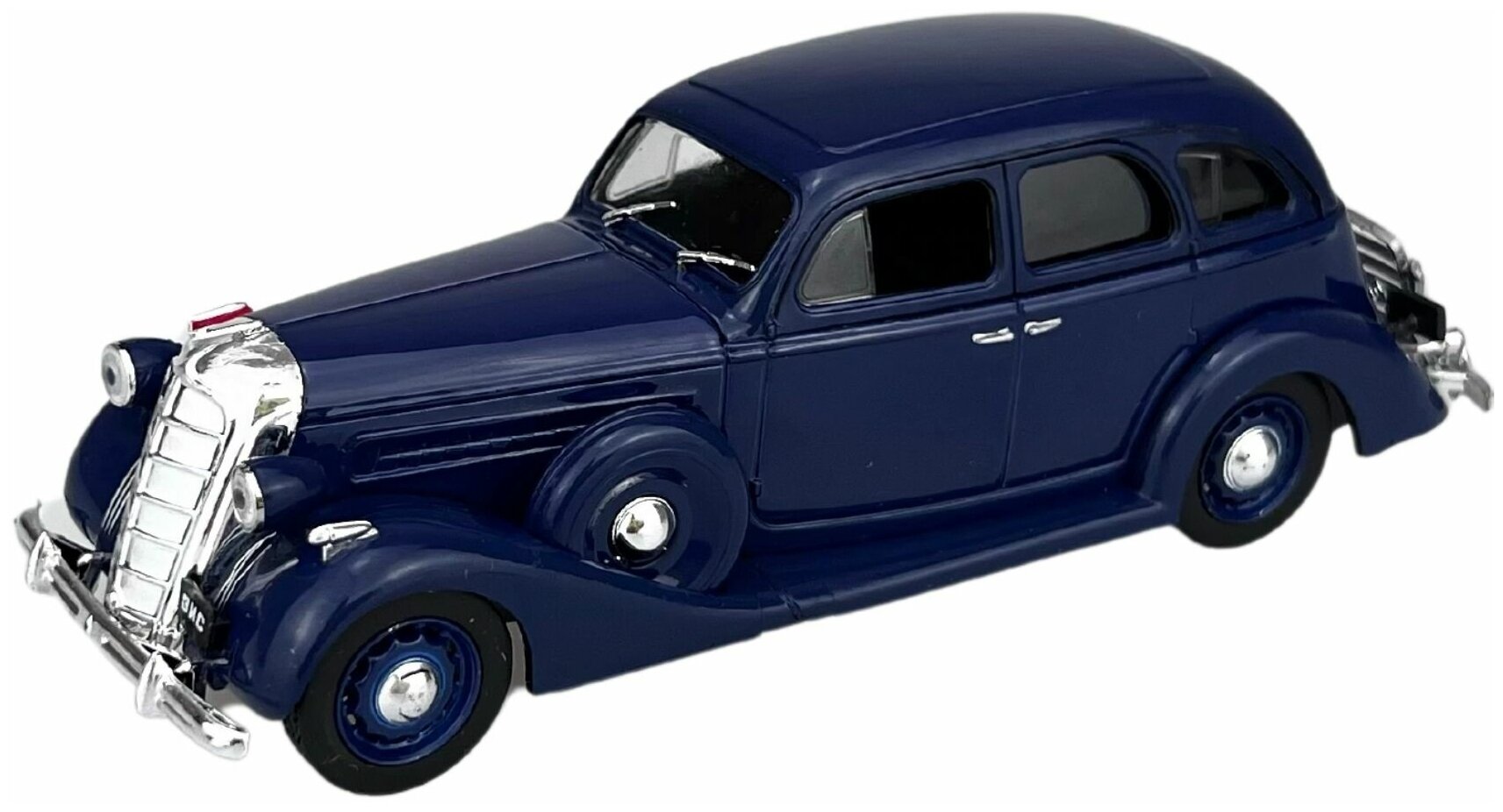 Машинка детская металлическая модель коллекционная ЗИС-101 А синий в подарок 13 х 45 х 5 см.