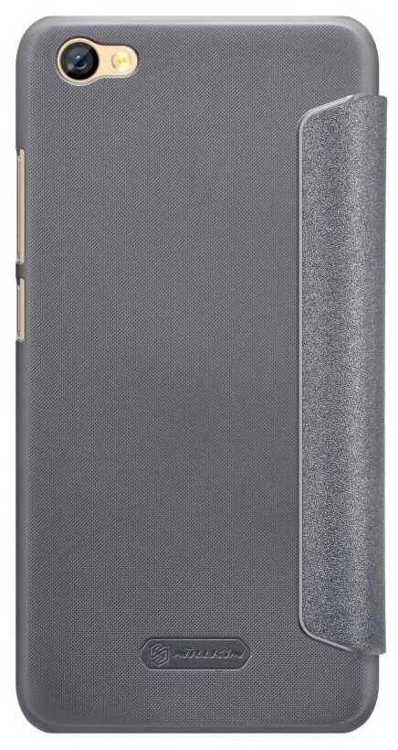 Чехол-книжка Nillkin для Xiaomi Redmi Note 5A, полиуретан, серый - фото №6