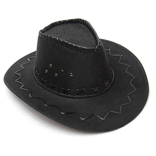 шляпа ковбойская женская черная ковбой Шляпа карнавальная Ковбой Черная