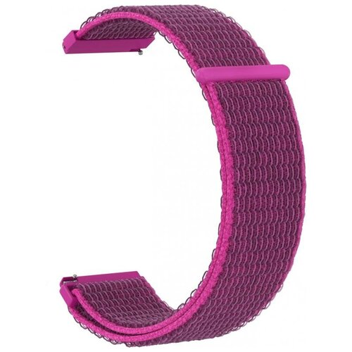 Ремешок нейлоновый GSMIN Woven Nylon 22 для Garmin Instinct (Темно-фиолетовый)