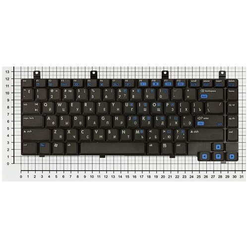 Клавиатура для ноутбука HP NSK-H3K01 черная 113000₽