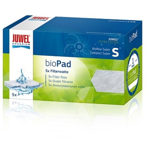 Губка синтепоновая Juwel Bio Pad для фильтра Bioflow Super. Compact Super тумба под аквариум juwel для rekord 80 110 черная