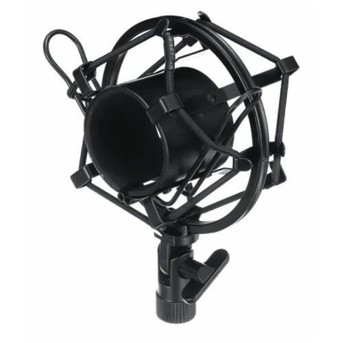 аксессуар для микрофона универсальный держатель микрофона паук пластиковый противоударный черный Держатель для микрофона Паук противоударный металлический