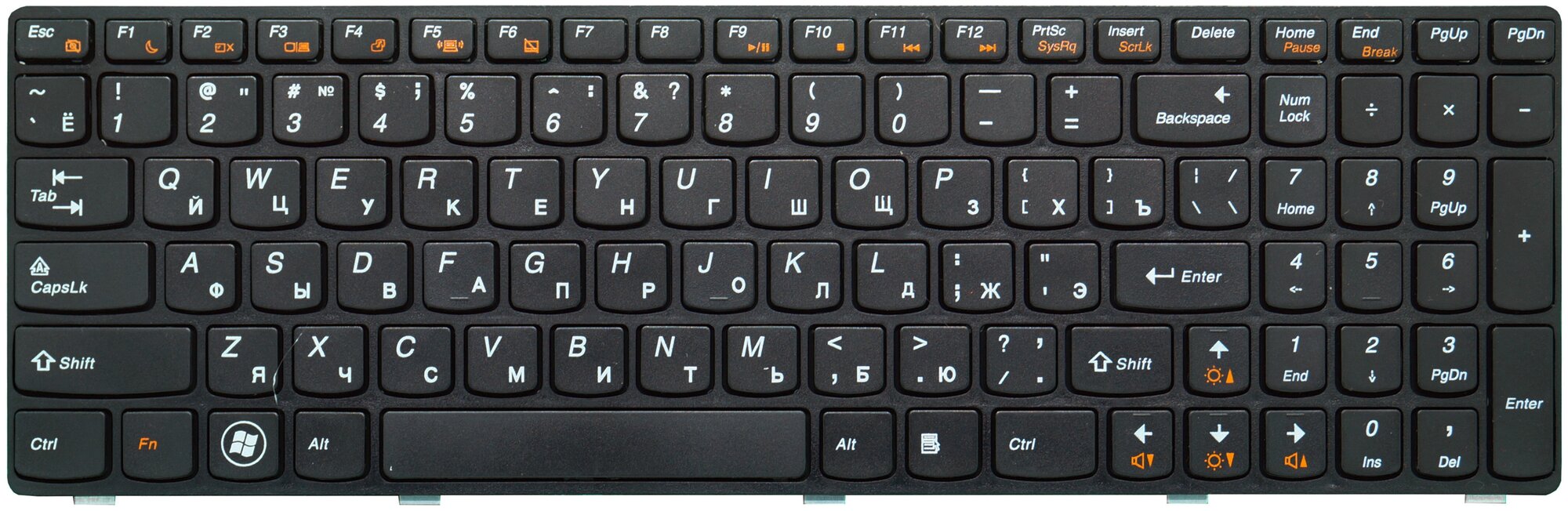 Клавиатура для Lenovo G580 G780 Z580 Z585 V580C G585 550₽