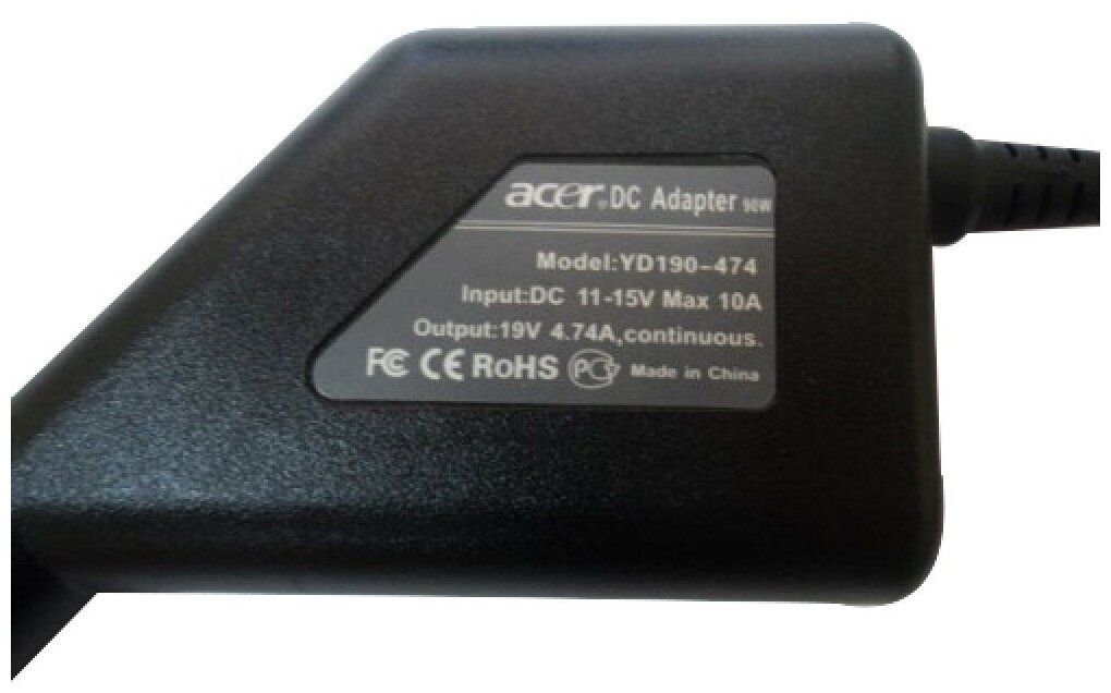 Автомобильный блок питания для ноутбука Sony VAIO 19.5V 4.74A (6.5x4.4mm)