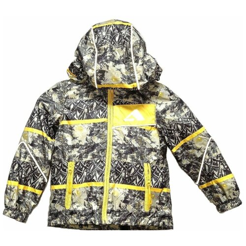 Куртка OLDOS (М) 15/OA-3JK203-2 р.134 принт серый,желтый цвет серый/желтый