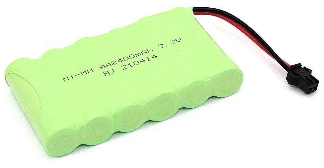 Аккумулятор Ni-Mh 7.2V 2400 mAh AA Flatpack разъем SM