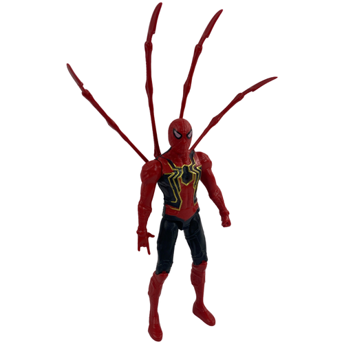 фото Игрушка человек-паук красный, 17,5 см чп