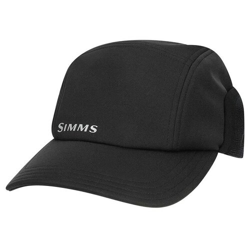 фото Simms бейсболка gore-tex infinium wind cap black, унисекс, l-xl активный отдых