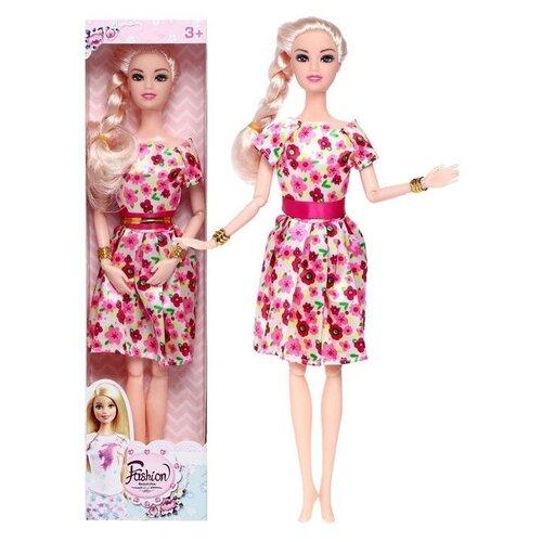 фото Кукла-модель шарнирная «анна» в платье, микс бренд ко