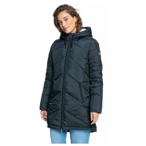 фото Водостойкая куртка storm warning, цвет черный, размер s roxy