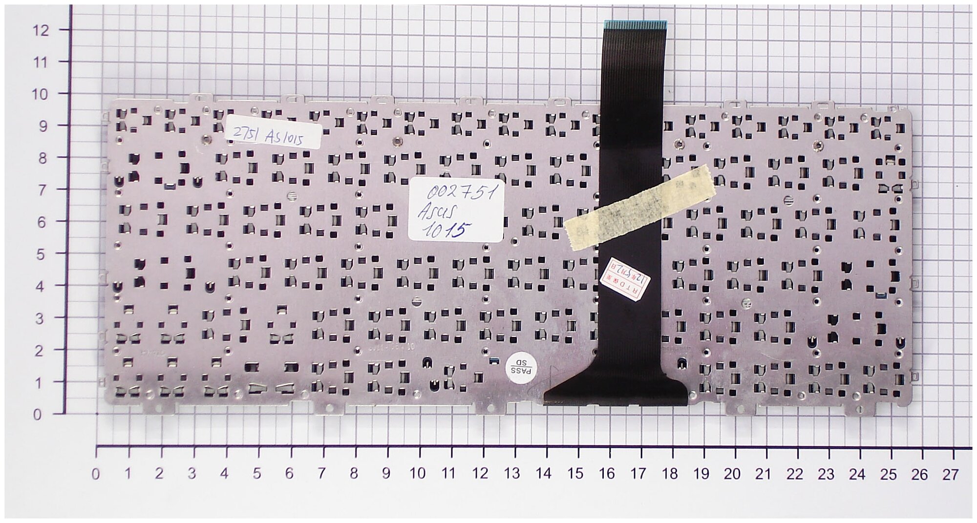 Клавиатура для ноутбука Asus AEEJ1U00210 русская коричневая