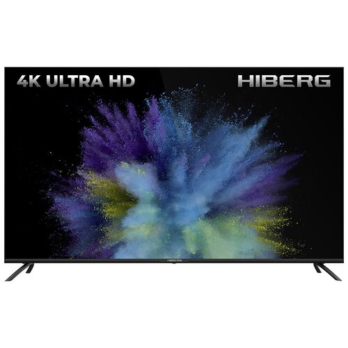 Телевизор HIBERG 55Y UHD-R, диагональ 55 дюймов, Ultra HD 4K, HDR, Smart TV, голосовое управление Алиса