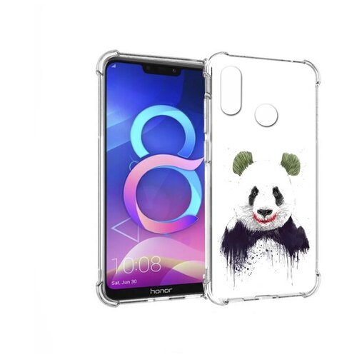 Чехол задняя-панель-накладка-бампер MyPads панда джокер для Huawei Honor 8C противоударный